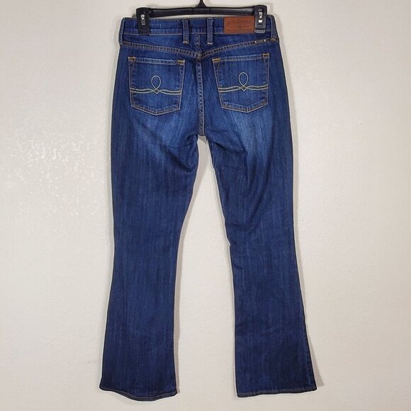 Lucky Brand Sofia Bootcut Jeans Women Size 6/28 Dark Blue Denim Vintage Y2K - Picture 2 of 14